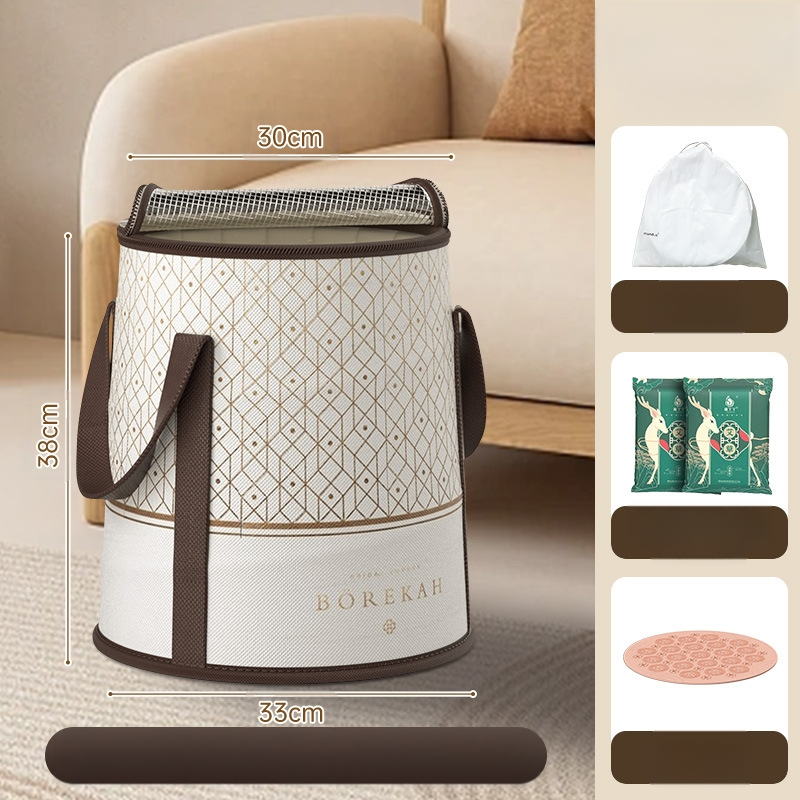 Mandora сгъваем басейн за крак, нейлонова материя, за възрастни, с контрол на постоянната температура, режим за повишаване и пара с балончета