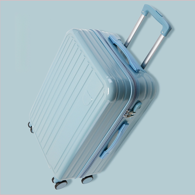 Детски куфар за ръчен багаж с колела — ABS+PC материал; водоустойчив, износоустойчив; защита срещу кражба; 360° въртящи колела; тегло 3 кг