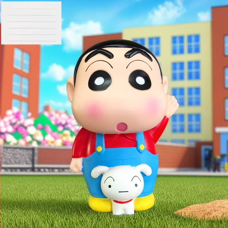 Super moist animacinė vinilinė taupymo skrynelė — dovana vaikams gimtadienio proga, stalinis dekoras