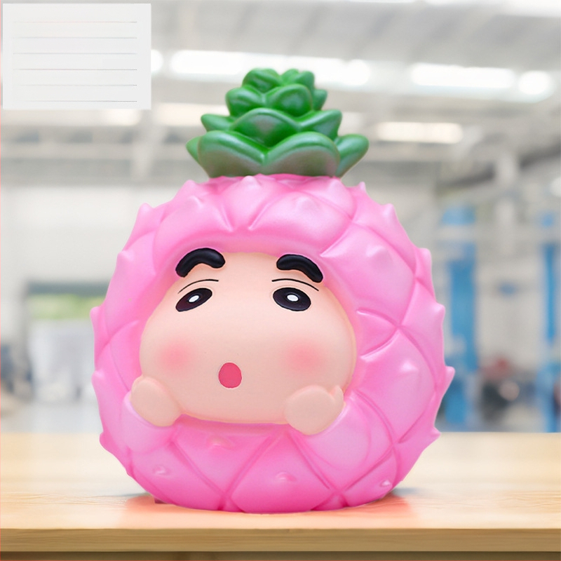 Super moist animacinė vinilinė taupymo skrynelė — dovana vaikams gimtadienio proga, stalinis dekoras