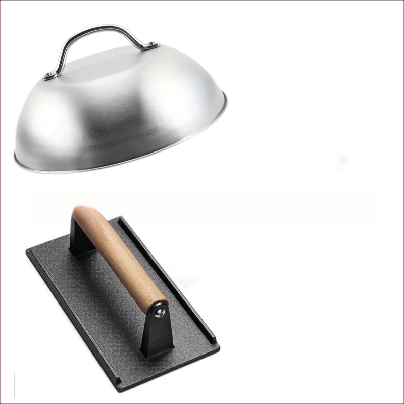 Комплект инструменти за барбекю, 3 части, неръждаема стомана, марка Huanya