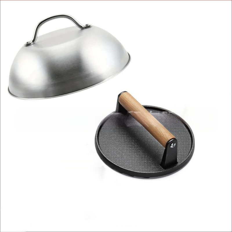 Комплект инструменти за барбекю, 3 части, неръждаема стомана, марка Huanya