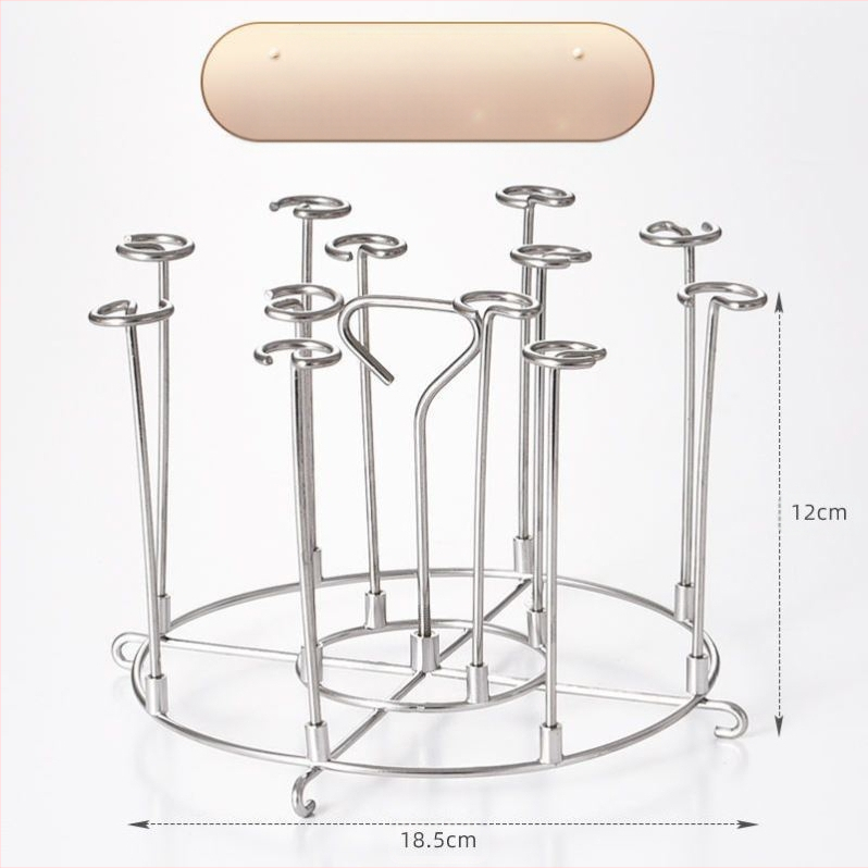 Στρογγυρή σχάρα από ανοξείδωτο ατσάλι για φριτέζα αέρα με διπλό επίπεδο, ατμό/γκριλ, φορητή, εύκολη στον καθαρισμό, ανθεκτική στη σκουριά