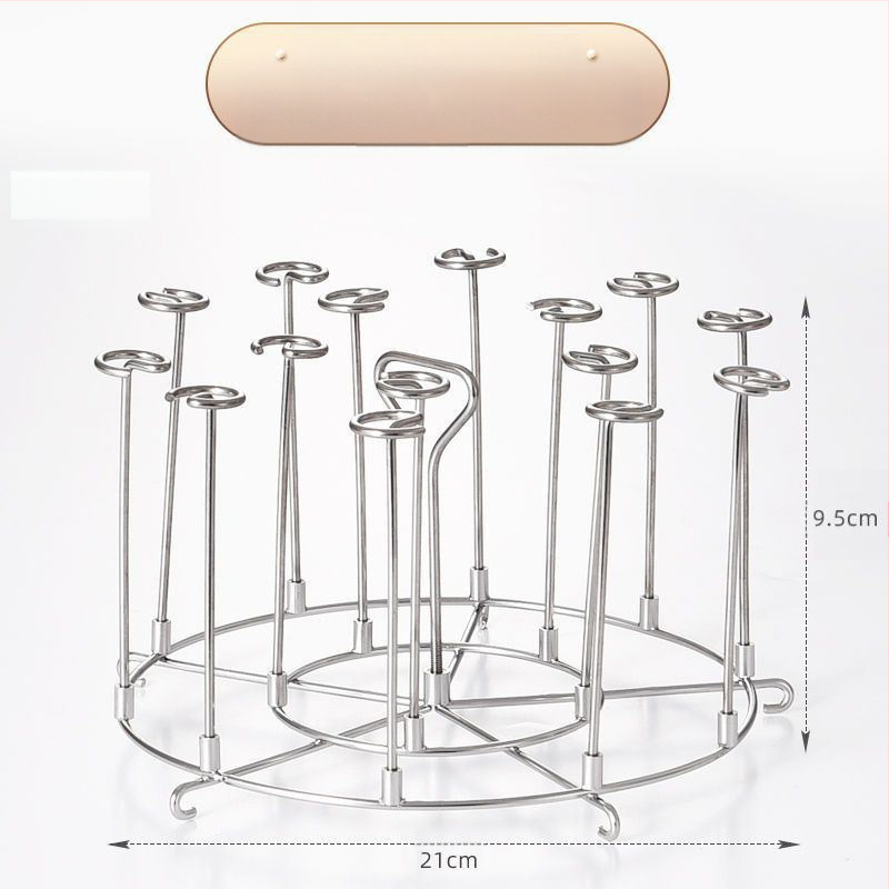 Στρογγυρή σχάρα από ανοξείδωτο ατσάλι για φριτέζα αέρα με διπλό επίπεδο, ατμό/γκριλ, φορητή, εύκολη στον καθαρισμό, ανθεκτική στη σκουριά