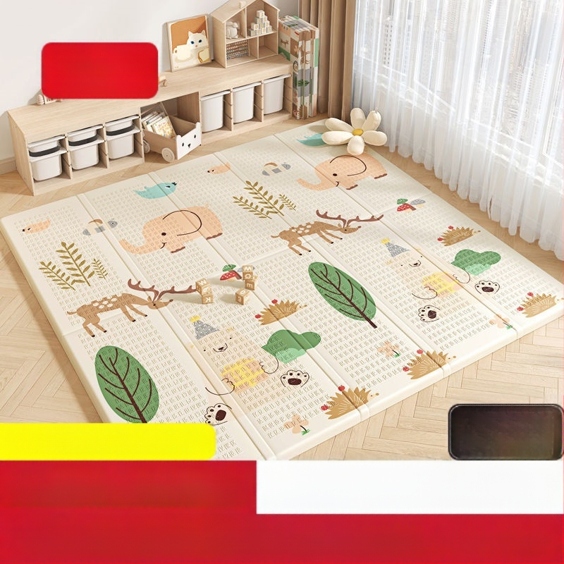 Βρεφικό χαλάκι έρπυσης – αφρώδες, αντιολισθητικό, πτυσσόμενο, ανθεκτικό στη φθορά, μοτίβο καρτούν