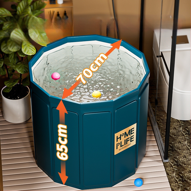 Zhuoxuan Összecsukható fürdőkáda, 855-ös modell, 3 rétegből álló konstrukció, teherbírás 50 kg, tarpaulin felület