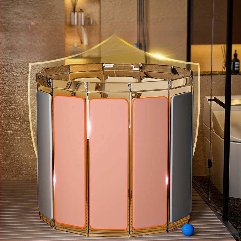 Zhuoxuan Összecsukható fürdőkáda, 855-ös modell, 3 rétegből álló konstrukció, teherbírás 50 kg, tarpaulin felület