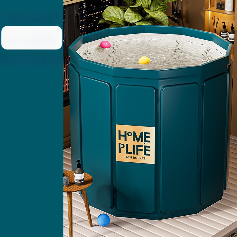 Zhuoxuan Összecsukható fürdőkáda, 855-ös modell, 3 rétegből álló konstrukció, teherbírás 50 kg, tarpaulin felület