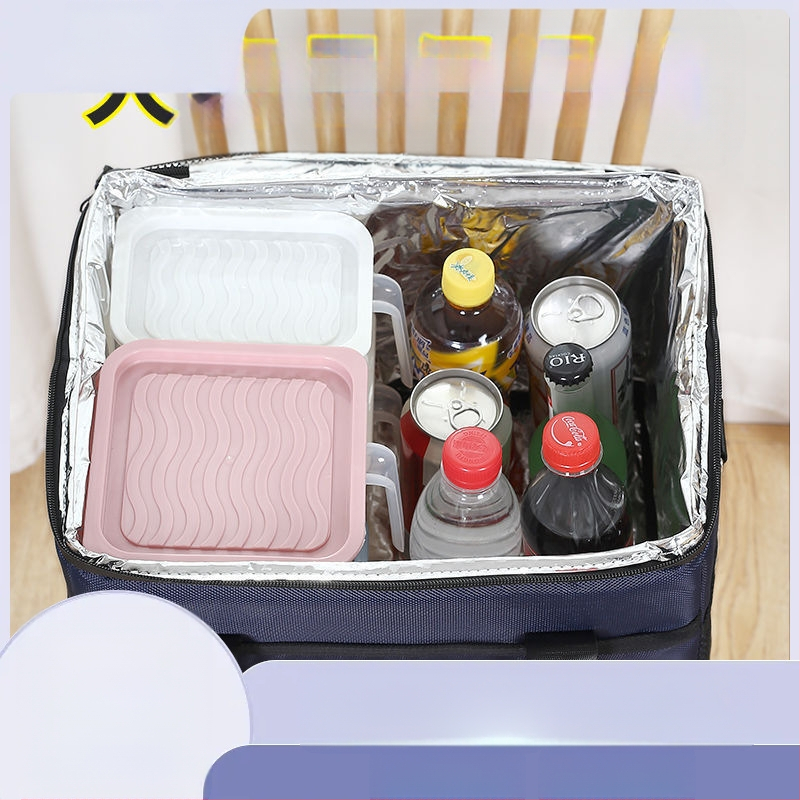 Izoliuota pietų dėžutė su aliuminio folija, Nordic stiliaus