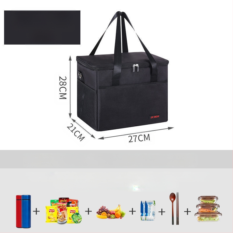 Izoliuota pietų dėžutė su aliuminio folija, Nordic stiliaus