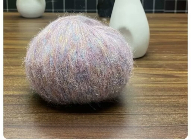 Μόχαϊρ νήμα – αεροστροφή, γραμμή Reunion, για χειροποίητο πλέξιμο, σπρέι μόχαϊρ, Blue Tears