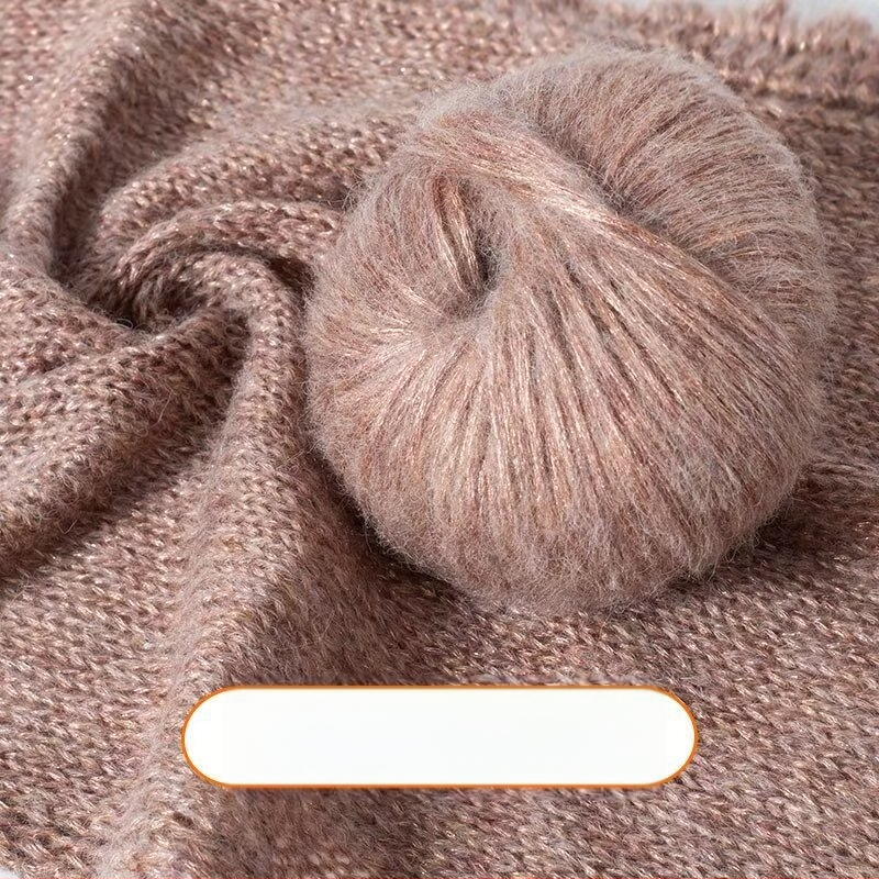 Μόχαϊρ νήμα – αεροστροφή, γραμμή Reunion, για χειροποίητο πλέξιμο, σπρέι μόχαϊρ, Blue Tears