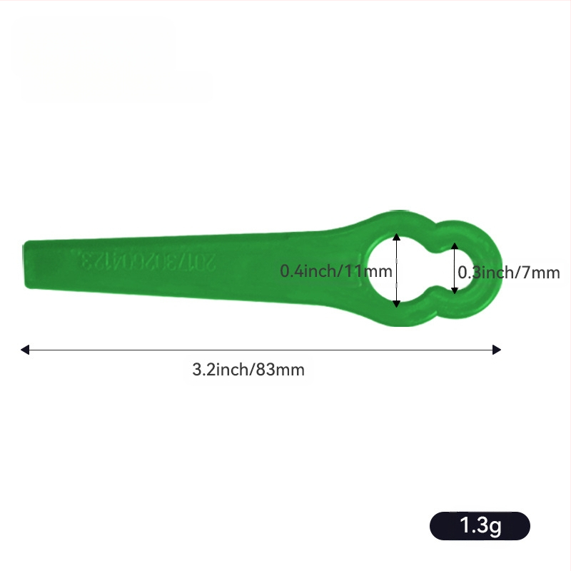 Πλαστική λεπίδα για χλοοκοπτικό - καθολικό ανταλλακτικό κοπής γκαζόν - Realistic (Μάρκα: Realistic; Εφαρμογή: χλοοκοπτικό; Προσαρμογή: Χωρίς)
