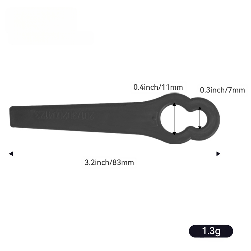 Πλαστική λεπίδα για χλοοκοπτικό - καθολικό ανταλλακτικό κοπής γκαζόν - Realistic (Μάρκα: Realistic; Εφαρμογή: χλοοκοπτικό; Προσαρμογή: Χωρίς)