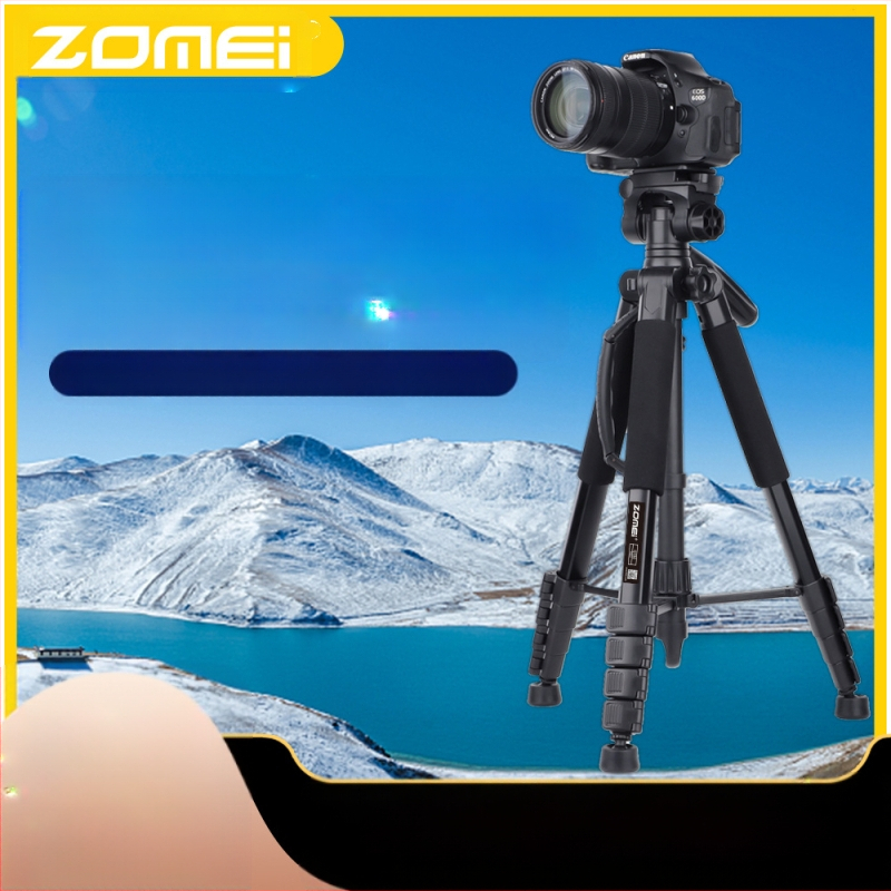 Zomei Q188 statīvs ar 3 asu galvu, alumīnija sakausējums, slodze 5 kg, ātrās atbrīvošanas plāksne