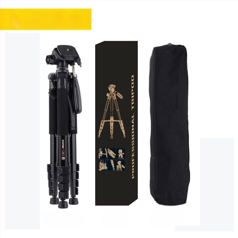 Zomei Q188 statīvs ar 3 asu galvu, alumīnija sakausējums, slodze 5 kg, ātrās atbrīvošanas plāksne