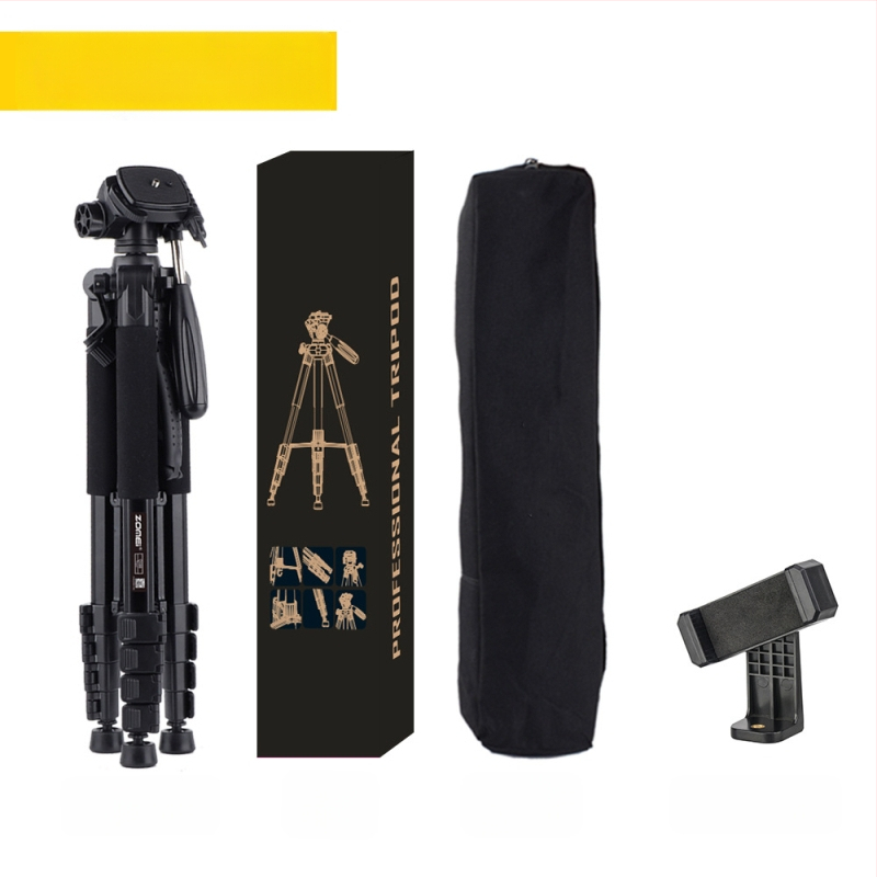 Zomei Q188 statīvs ar 3 asu galvu, alumīnija sakausējums, slodze 5 kg, ātrās atbrīvošanas plāksne