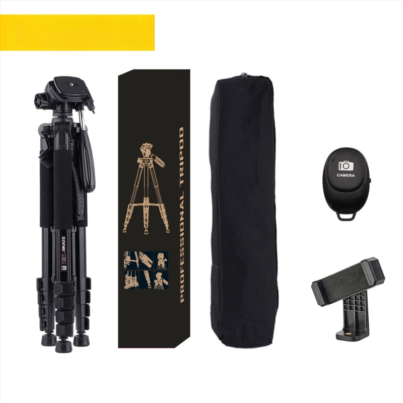 Zomei Q188 statīvs ar 3 asu galvu, alumīnija sakausējums, slodze 5 kg, ātrās atbrīvošanas plāksne