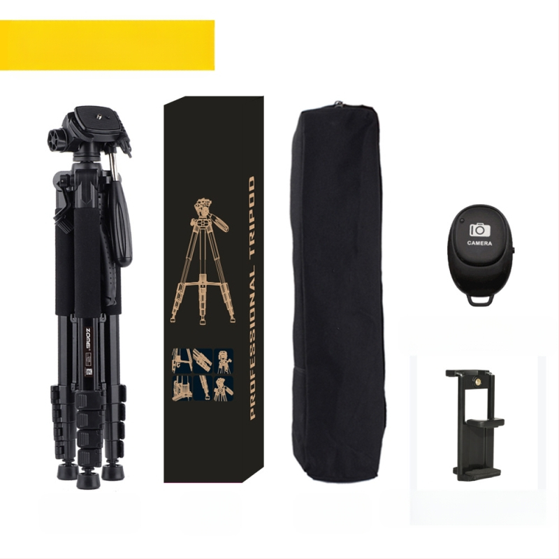 Zomei Q188 statīvs ar 3 asu galvu, alumīnija sakausējums, slodze 5 kg, ātrās atbrīvošanas plāksne