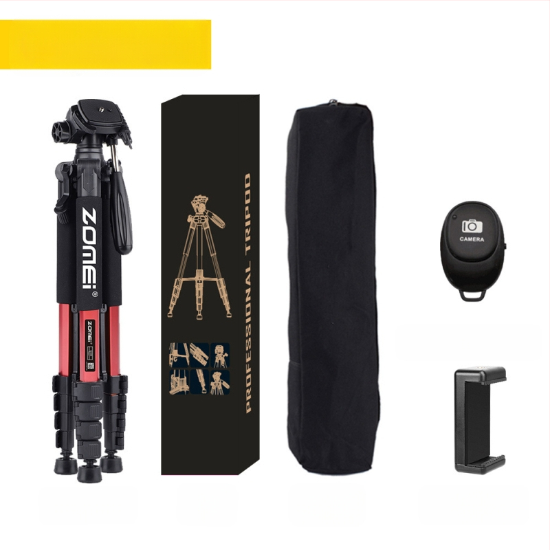 Zomei Q188 statīvs ar 3 asu galvu, alumīnija sakausējums, slodze 5 kg, ātrās atbrīvošanas plāksne