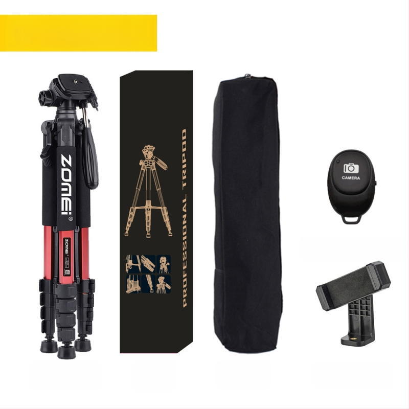 Zomei Q188 statīvs ar 3 asu galvu, alumīnija sakausējums, slodze 5 kg, ātrās atbrīvošanas plāksne