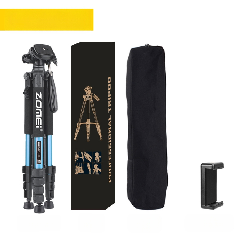 Zomei Q188 statīvs ar 3 asu galvu, alumīnija sakausējums, slodze 5 kg, ātrās atbrīvošanas plāksne