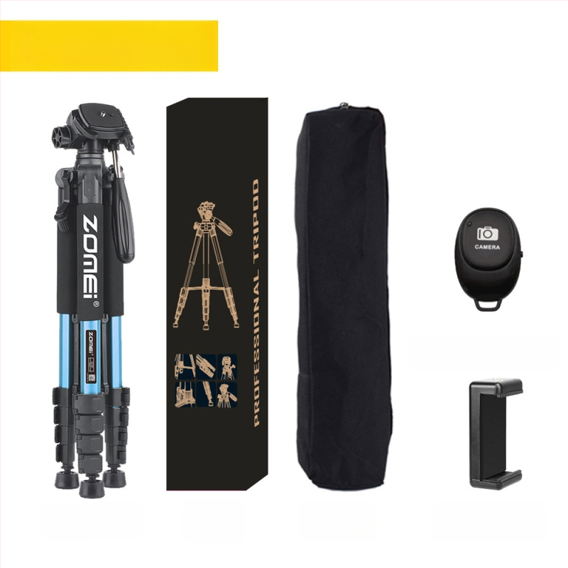 Zomei Q188 statīvs ar 3 asu galvu, alumīnija sakausējums, slodze 5 kg, ātrās atbrīvošanas plāksne