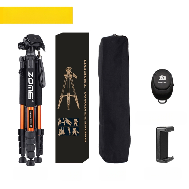 Zomei Q188 statīvs ar 3 asu galvu, alumīnija sakausējums, slodze 5 kg, ātrās atbrīvošanas plāksne