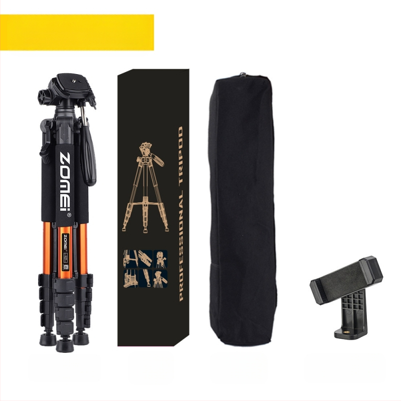 Zomei Q188 statīvs ar 3 asu galvu, alumīnija sakausējums, slodze 5 kg, ātrās atbrīvošanas plāksne