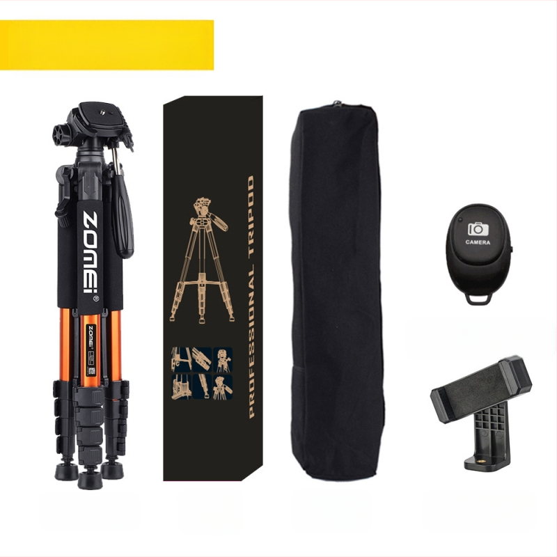 Zomei Q188 statīvs ar 3 asu galvu, alumīnija sakausējums, slodze 5 kg, ātrās atbrīvošanas plāksne