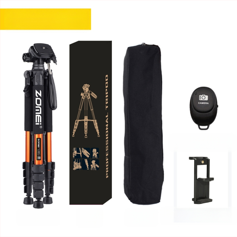 Zomei Q188 statīvs ar 3 asu galvu, alumīnija sakausējums, slodze 5 kg, ātrās atbrīvošanas plāksne