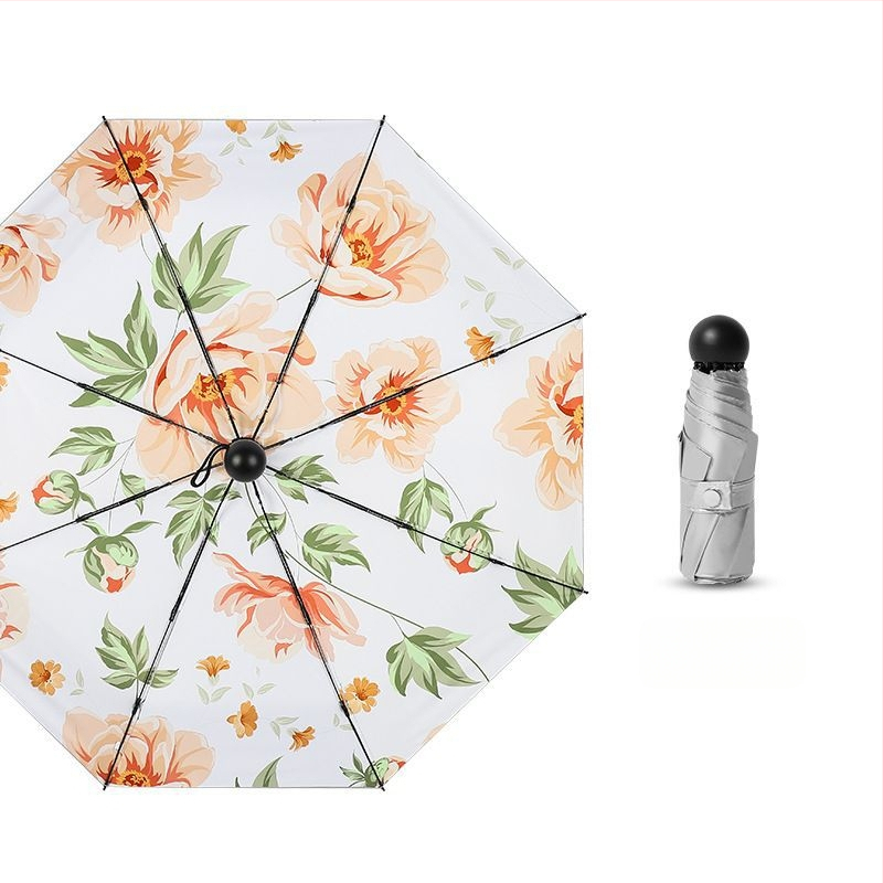 Langshiduo Мини фото чадър за осветление, портативен парасол за фотография, ръчно отваряне, материал TPE, за възрастни