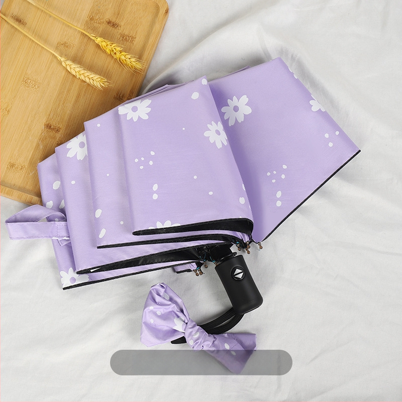 Сгъваем чадър с карикатурно мече дизайн, 8 стоманени ребра, плат 190T с винил покритие, автоматично отваряне, полуавтоматично затваряне, UV защита UPF > 30