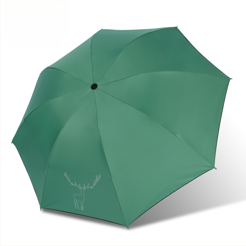 Сгъваем чадър с карикатурно мече дизайн, 8 стоманени ребра, плат 190T с винил покритие, автоматично отваряне, полуавтоматично затваряне, UV защита UPF > 30