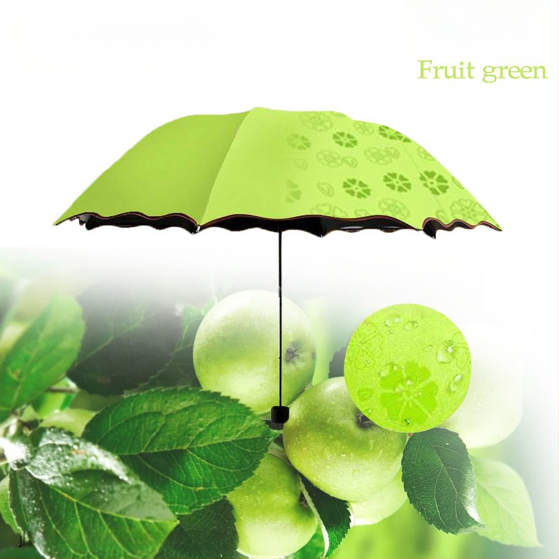 Γυναικεία διπλής χρήσης αναδιπλούμενη ομπρέλα για ήλιο και βροχή, χειροκίνητο άνοιγμα/κλείσιμο, UPF 50+, 8 ατσάλινα ραβδιά, βάρος 320 g