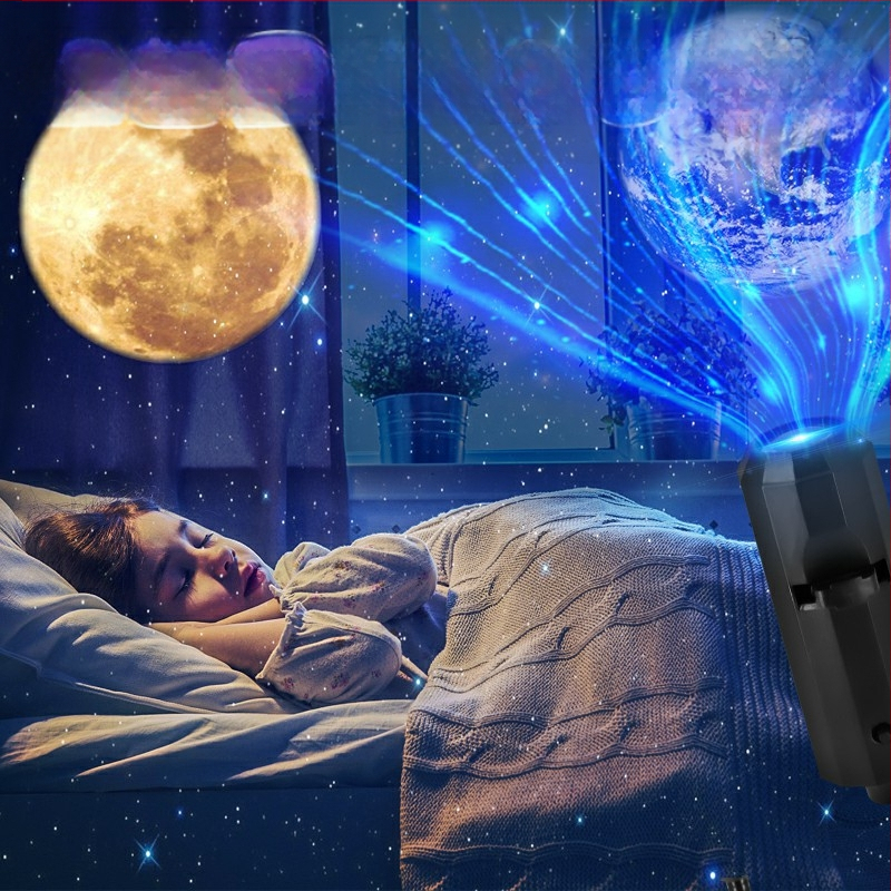 USB Λυχνία Προβολής Σελήνης, ρυθμιζόμενο ύψος, κατακόρυφος στύλος στήριξης, 5V πηγή φωτός, νυχτερινό φως υπνοδωματίου