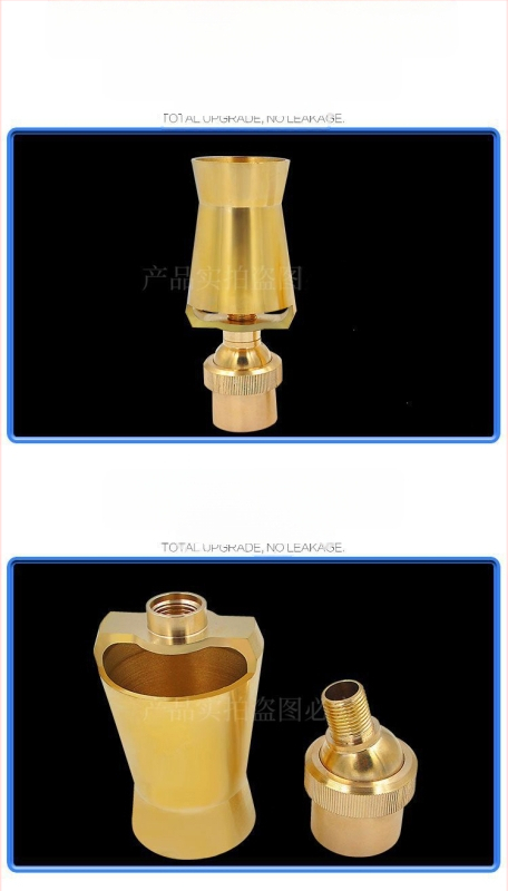 Fontano purkštukas, visiškai vario konstrukcija su 304 nerūdijančio plieno, universaliai reguliuojamas, ledų bokšto/medžio dizainas kraštovaizdžio tvenkiniams