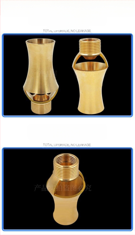 Fontano purkštukas, visiškai vario konstrukcija su 304 nerūdijančio plieno, universaliai reguliuojamas, ledų bokšto/medžio dizainas kraštovaizdžio tvenkiniams