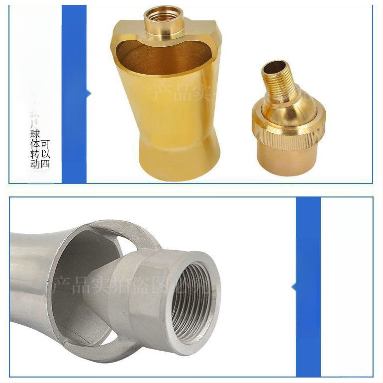 Fontano purkštukas, visiškai vario konstrukcija su 304 nerūdijančio plieno, universaliai reguliuojamas, ledų bokšto/medžio dizainas kraštovaizdžio tvenkiniams