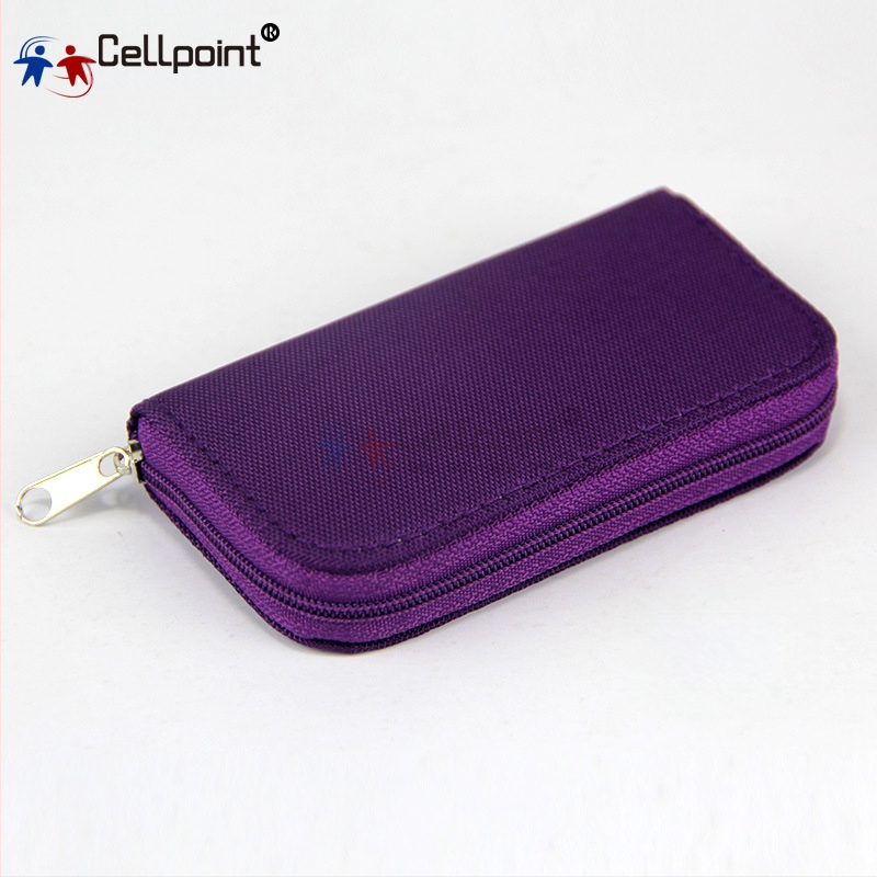 Manyfunkcinis atminties kortelių organizatorius su 22 skyriais – PVC, Cellpoint serija, 22 skyriai, plėtra ir saugojimas