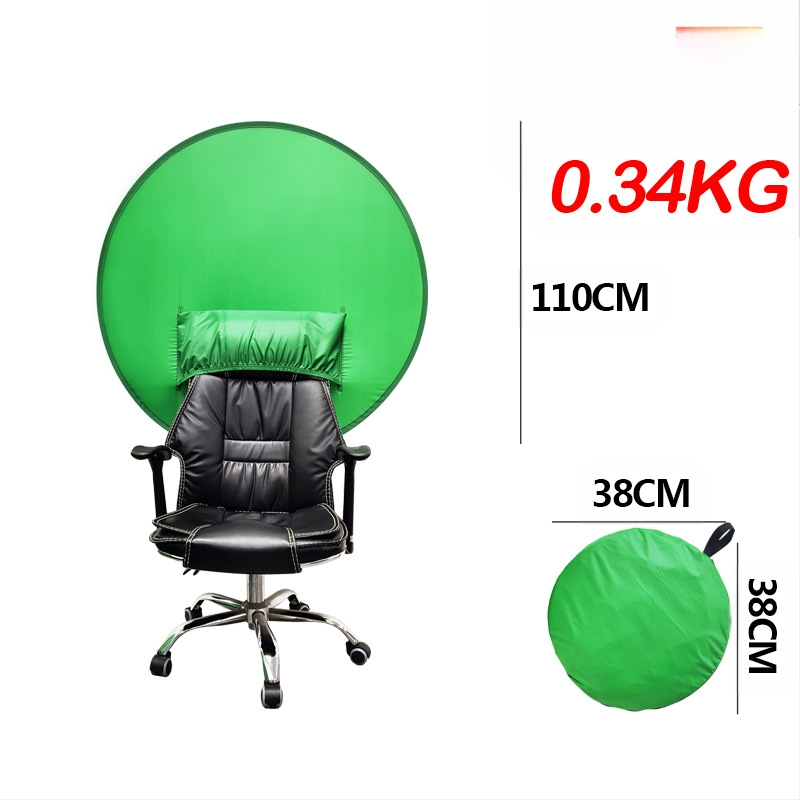 Еластично сгъващо се фоново платно за хромакей, полиестер, множество размери, подходящо за ID снимка, възможност за печат на лого