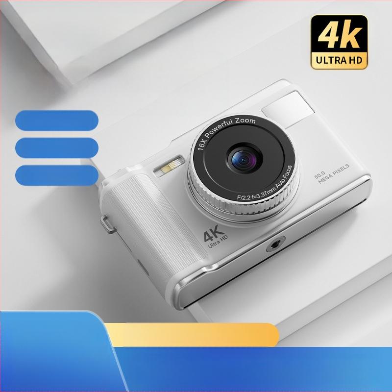 CCD ψηφιακή κάμερα – μαθητής αρχικού επιπέδου, φορητή κάμερα για ταξίδια, πλήρως αυτόματη, 50 MP, 16x οπτικό ζουμ, 16 GB εσωτερική μνήμη, USB 2.0