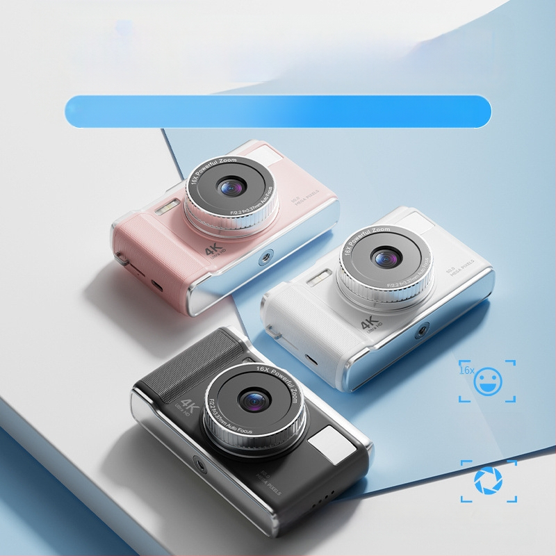 CCD ψηφιακή κάμερα – μαθητής αρχικού επιπέδου, φορητή κάμερα για ταξίδια, πλήρως αυτόματη, 50 MP, 16x οπτικό ζουμ, 16 GB εσωτερική μνήμη, USB 2.0