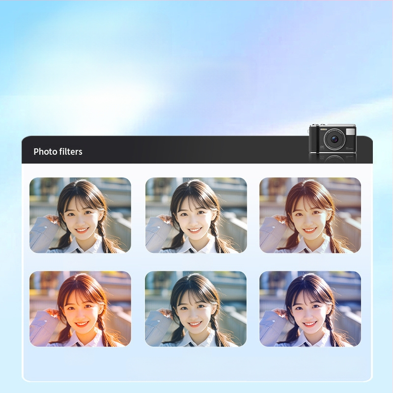 CCD ψηφιακή κάμερα – μαθητής αρχικού επιπέδου, φορητή κάμερα για ταξίδια, πλήρως αυτόματη, 50 MP, 16x οπτικό ζουμ, 16 GB εσωτερική μνήμη, USB 2.0