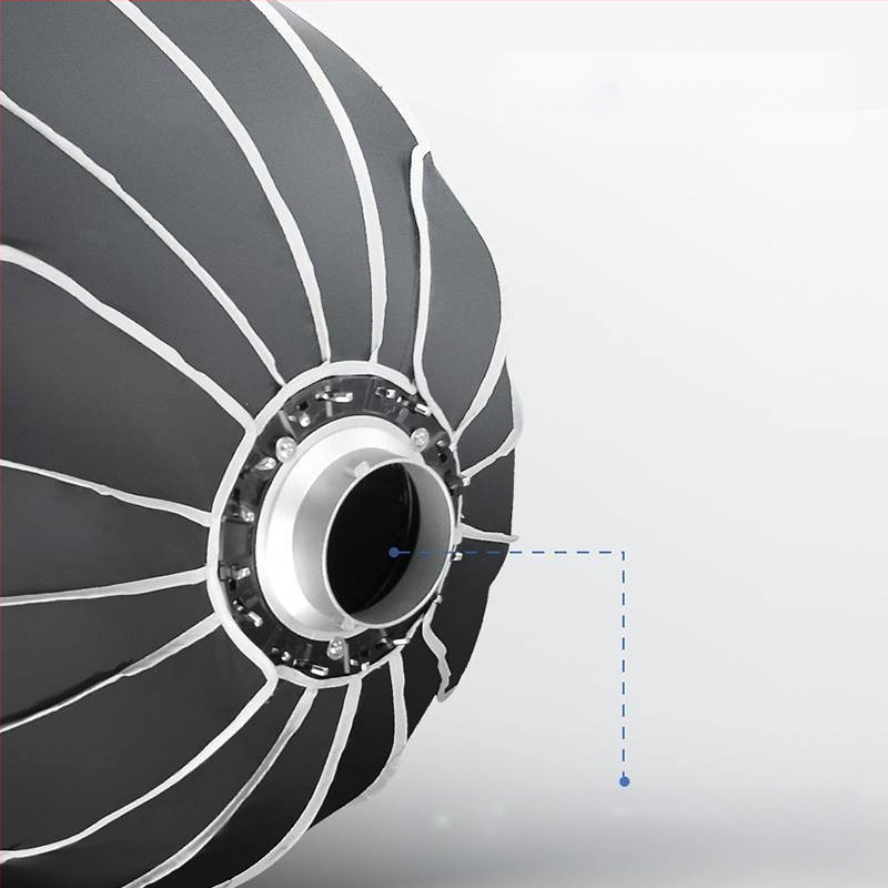 Софтбокс за осветление, октагонален, преносим с мрежеста решетка за студийна фотография