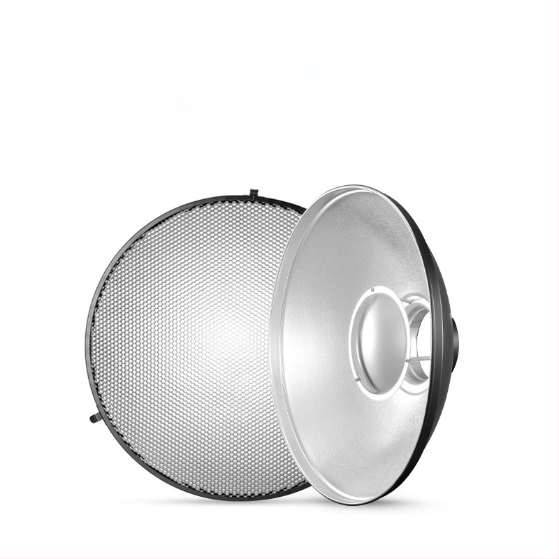 Cap radar fotografic cu grilă honeycomb pentru lumină difuză, construcție metalică, potrivit pentru portret și natură statică, încărcare maximă 2-5 kg, greutate 1 kg