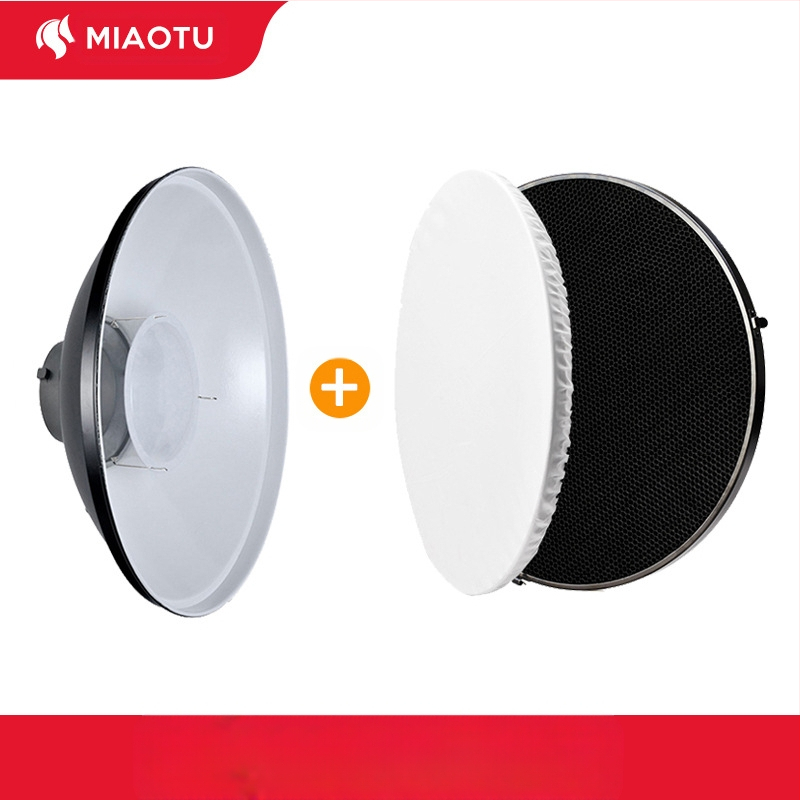 Cap radar fotografic cu grilă honeycomb pentru lumină difuză, construcție metalică, potrivit pentru portret și natură statică, încărcare maximă 2-5 kg, greutate 1 kg