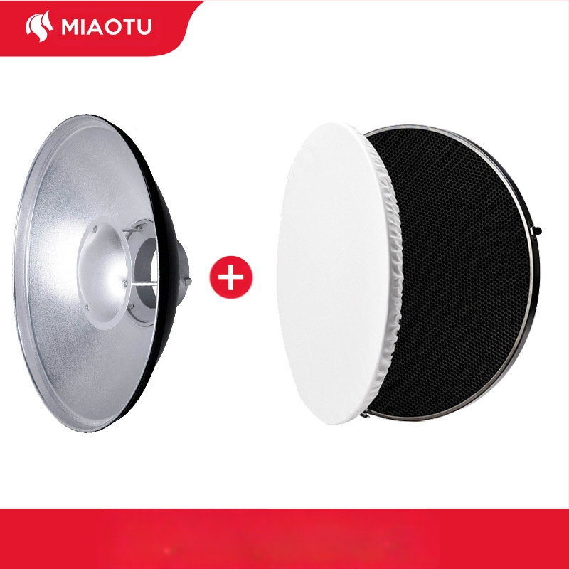 Cap radar fotografic cu grilă honeycomb pentru lumină difuză, construcție metalică, potrivit pentru portret și natură statică, încărcare maximă 2-5 kg, greutate 1 kg