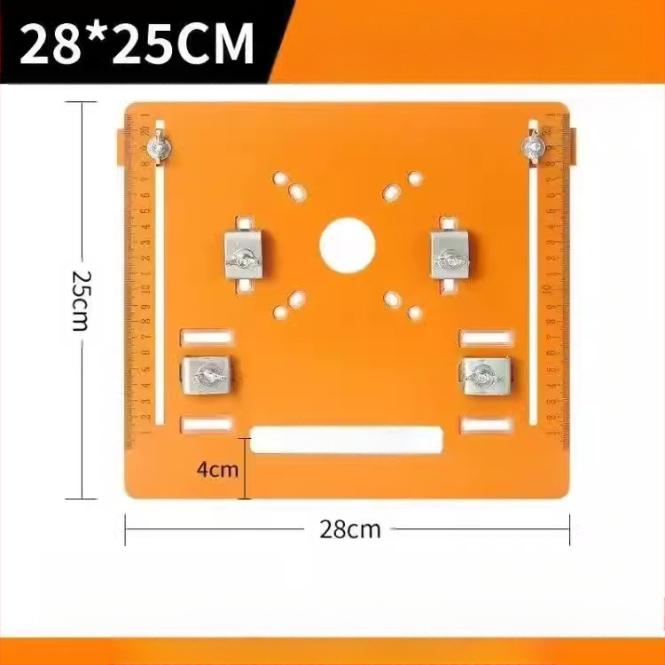 Akrilna donja ploča za stroj za rezanje drveta s prilagođenom pozicionacijskom potporom za drvo i kamen