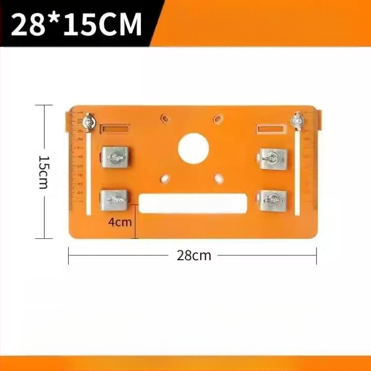 Akrilna donja ploča za stroj za rezanje drveta s prilagođenom pozicionacijskom potporom za drvo i kamen